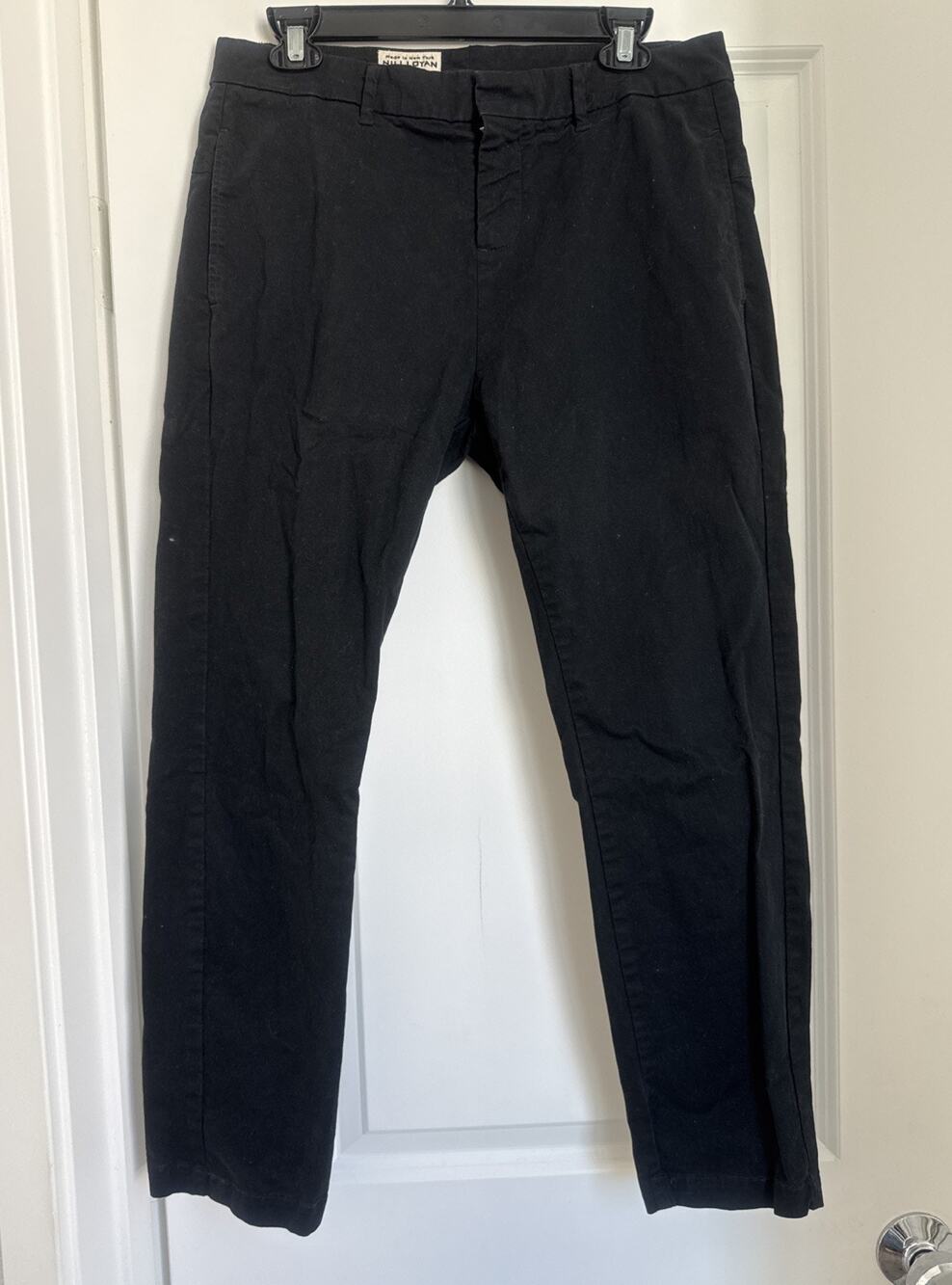 NILI LOTAN 111/88 80 NL Black Cotton Pant Black Size 6